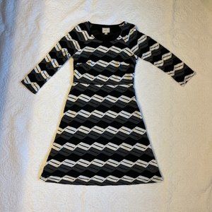 NWOT eci wavy striped dress